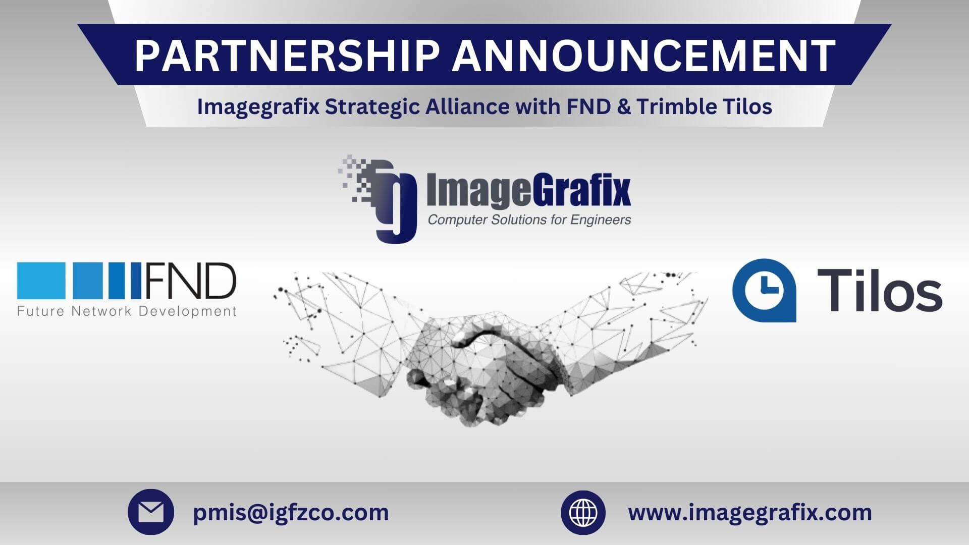 RFND, ImageGrafix and Tilos Partnership Announcement